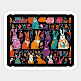 EASTER BUNNIES Sticker